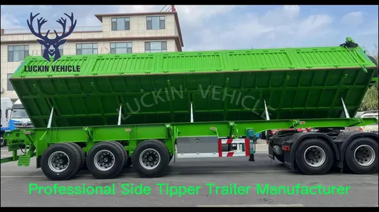Тяжелый 3/4-осный 14-метровый 100/150/200-тонный самосвал Cimc Sinotruk HOWO с боковой разгрузкой и задней разгрузкой, самосвал для перевозки песка, камня и древесины, полуприцеп для продажи