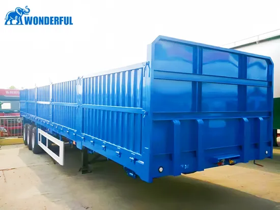 Требования заказчика: многоосный 50-тонный бортовой полуприцеп для перевозки сыпучих грузов с откидными бортами, с подвеской и боковыми стенками