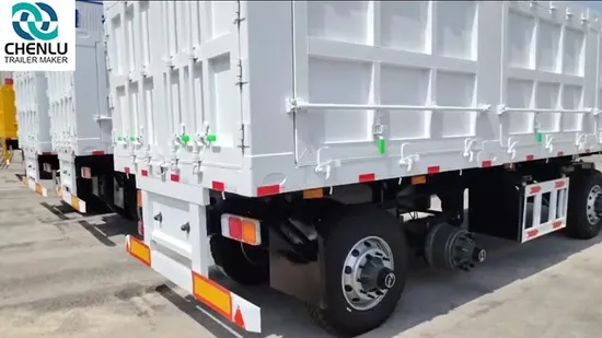 Новый дизайн прицепа с дышлом, гидравлический прицеп с задней разгрузкой, самосвальный прицеп для горнодобывающей промышленности на продажу