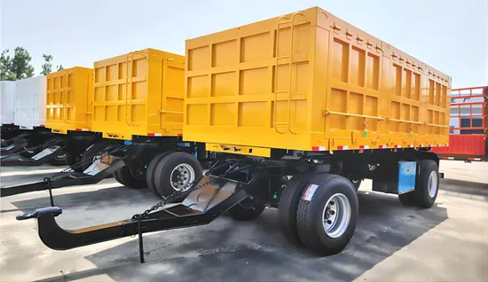 Настраиваемый 2-осный 20-тонный буксирный прицеп с дышлом, грузовой прицеп с дышлом, цена полного прицепа