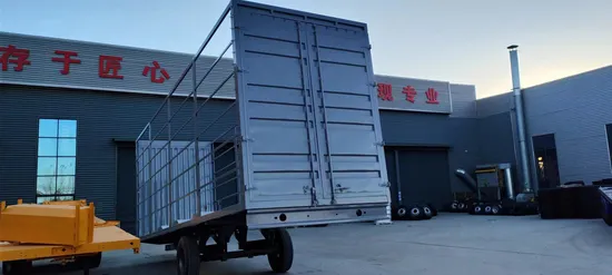 Легкий фургон с прицепом, подходящий для перевозки сыпучих грузов