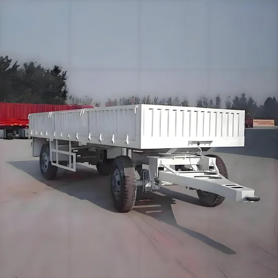 Новый 40-футовый 35-тонный контейнеровоз с плоской платформой и полным дышлом, трёхосный